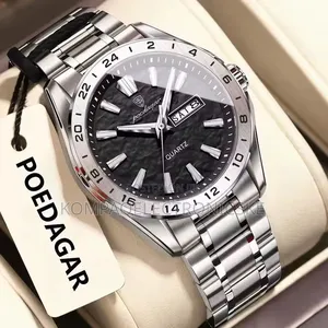 Poedagar Gents Executive Designer Fashion Watches Auto Calendar