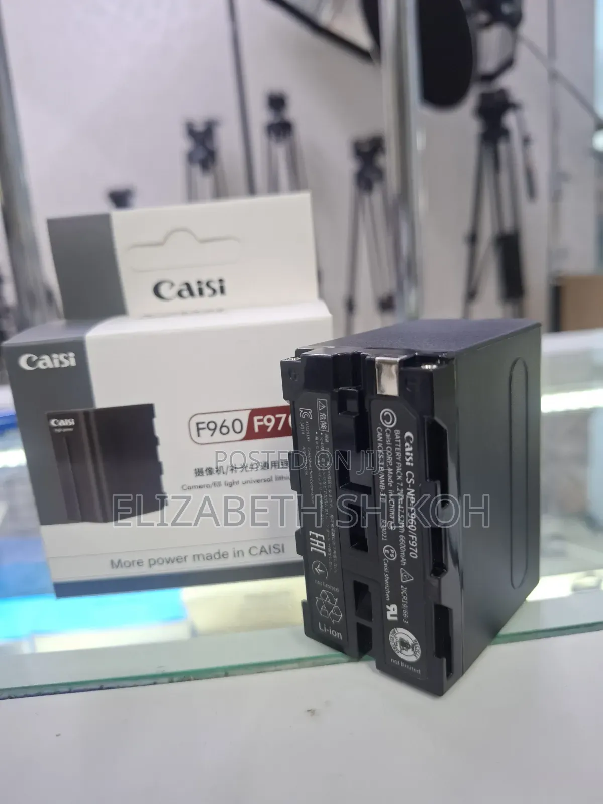 Caisi Np-F970 Lithuim Sony Battery
