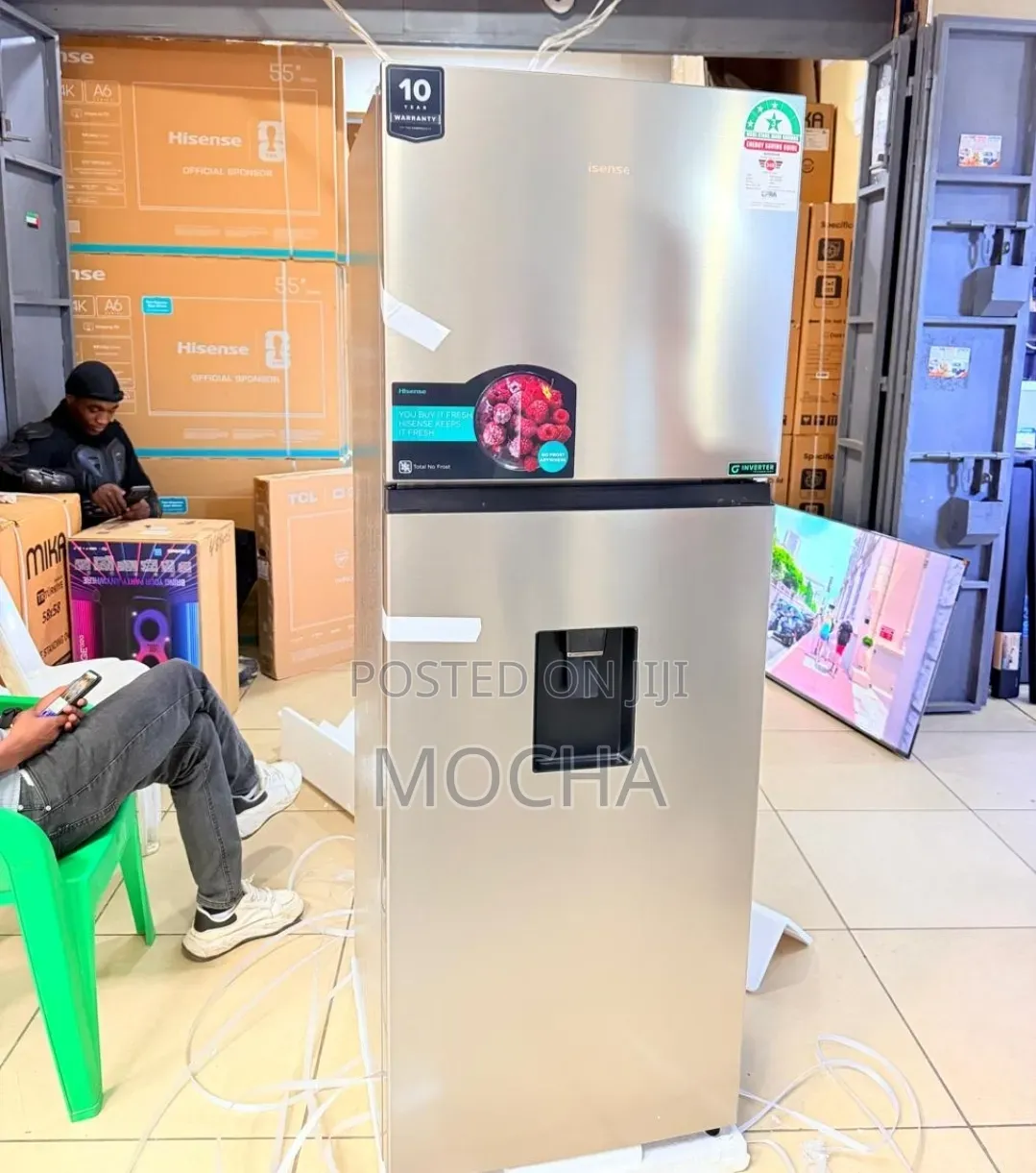 Hisense 320l Double Door No Frost Fridge With Water Dispenser