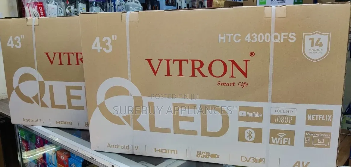 Vitron Vitron43"Tv Htc4388-Fs 43"Inch Bluetooth