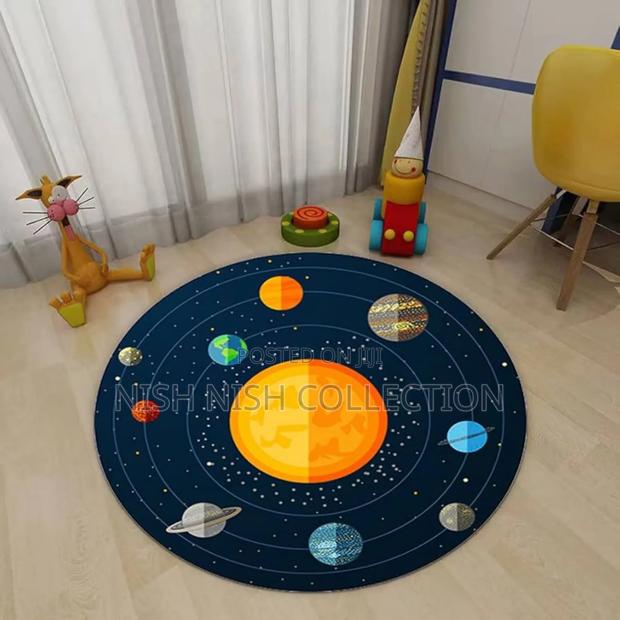 Round Carpet Soft Fleece Mat - thumbnail 3