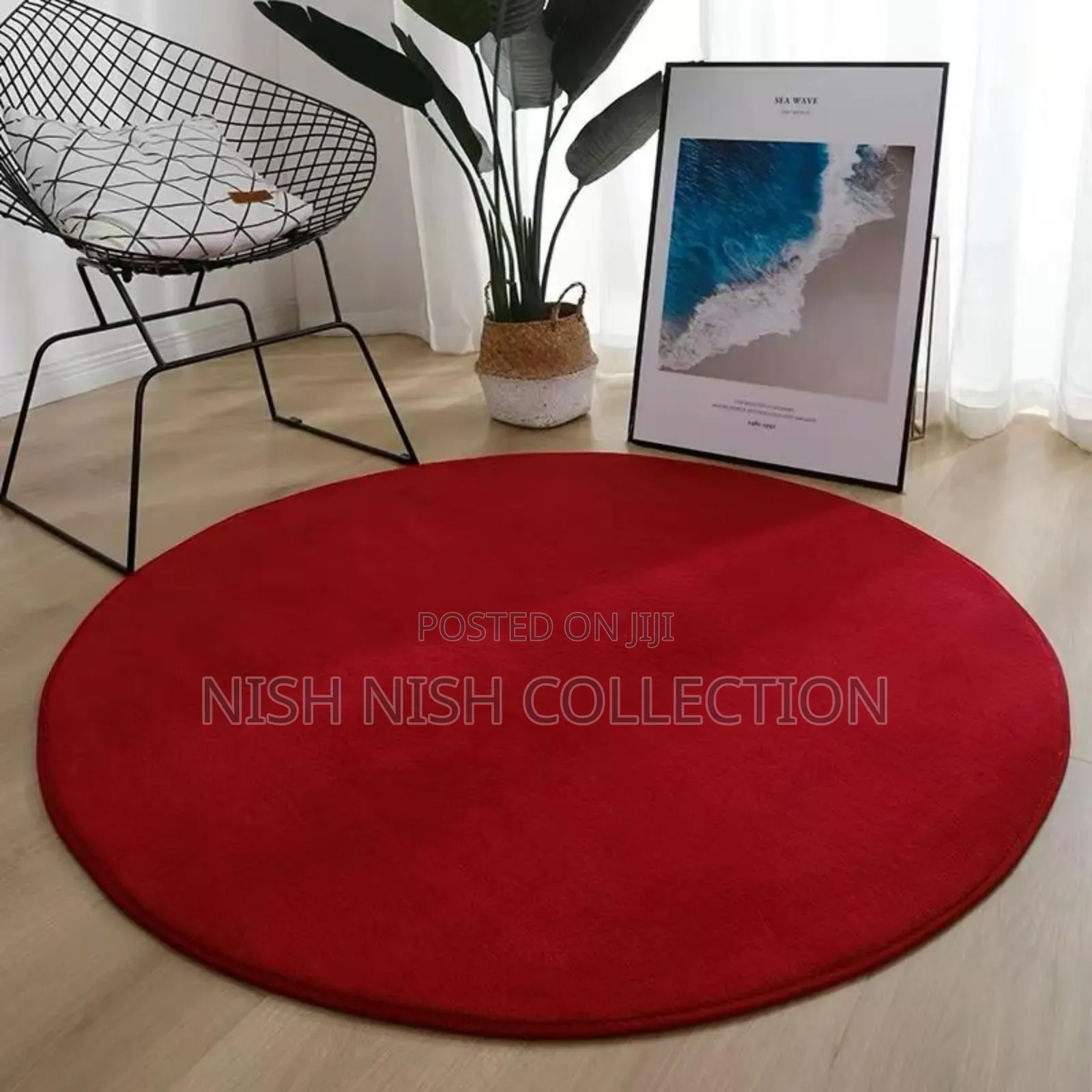 Round Carpet Soft Fleece Mat