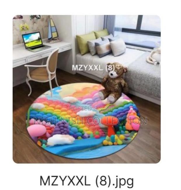 Round Carpet Soft Fleece Mat - thumbnail 12
