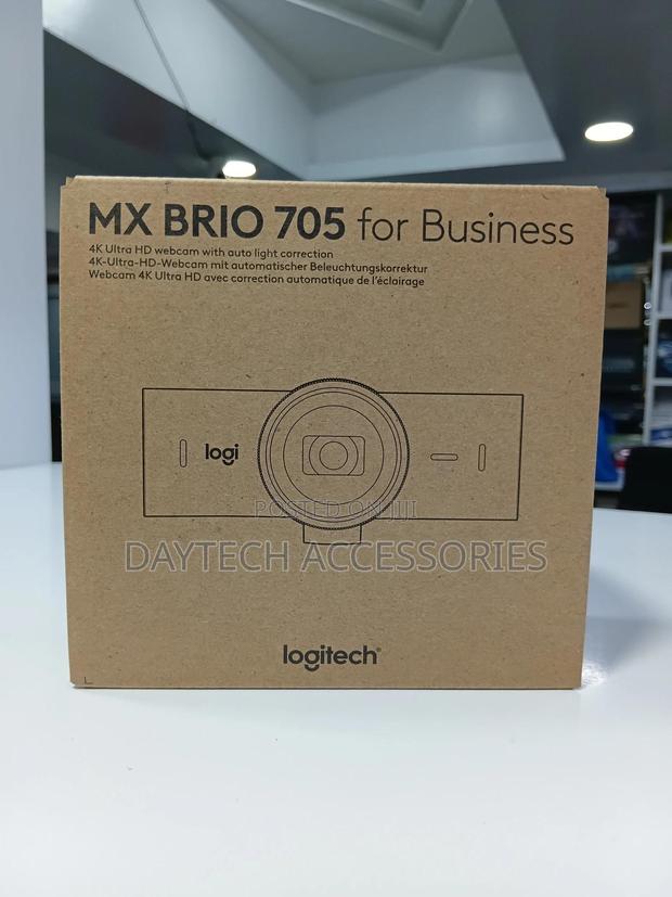 Mx Brio 705 Logitech Webcam - Black - thumbnail 2
