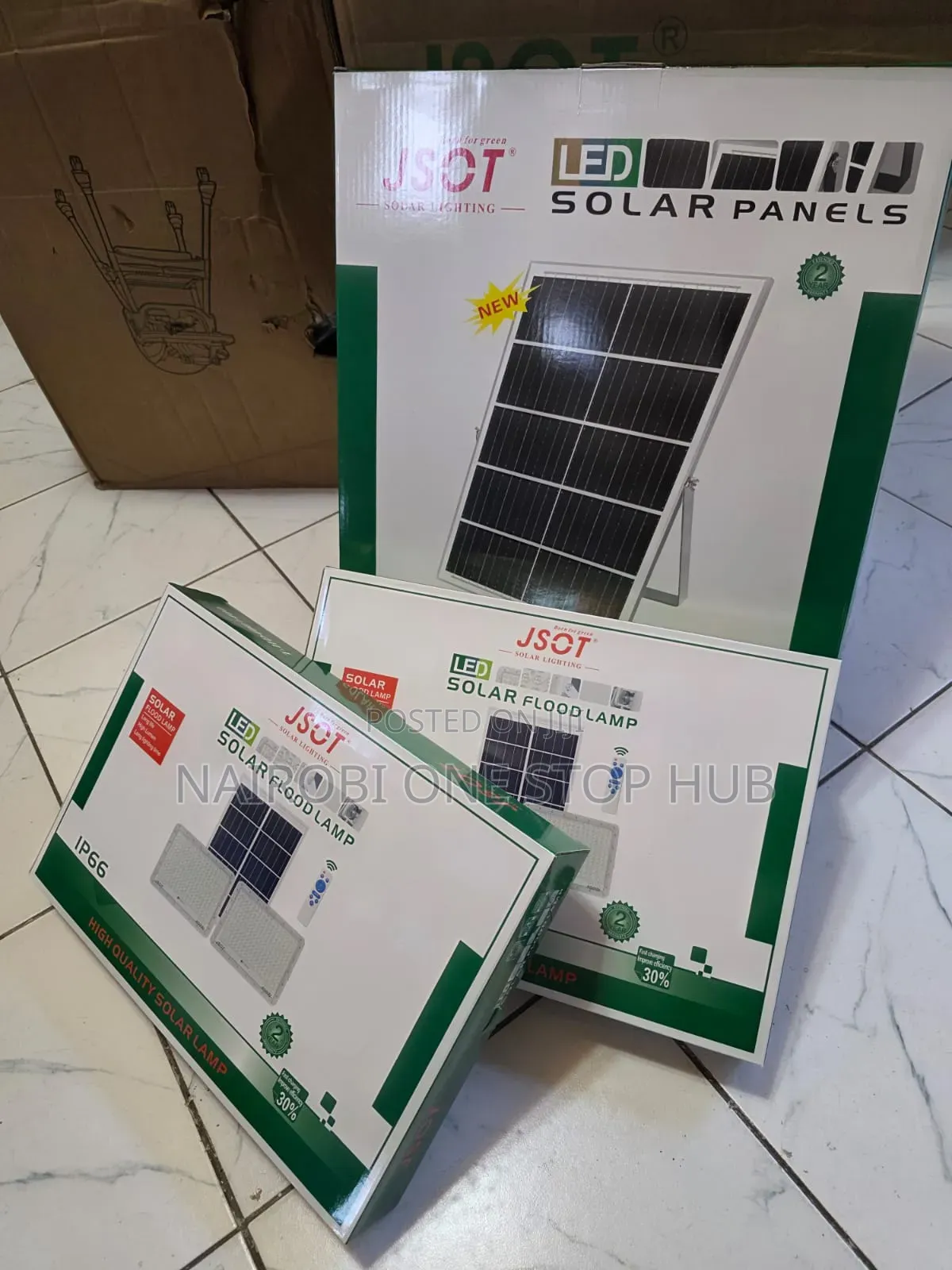 Jsot 400w+400w Solar Floodlight