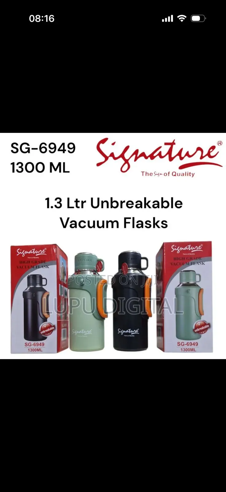 Signature 1.3ltr Flask
