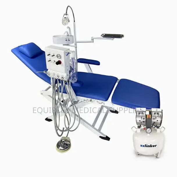 Portable Dental Chair / Dental Unit (With Compressor, Foldable)