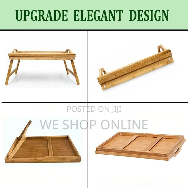 Foldable Bamboo Tray - thumbnail 3