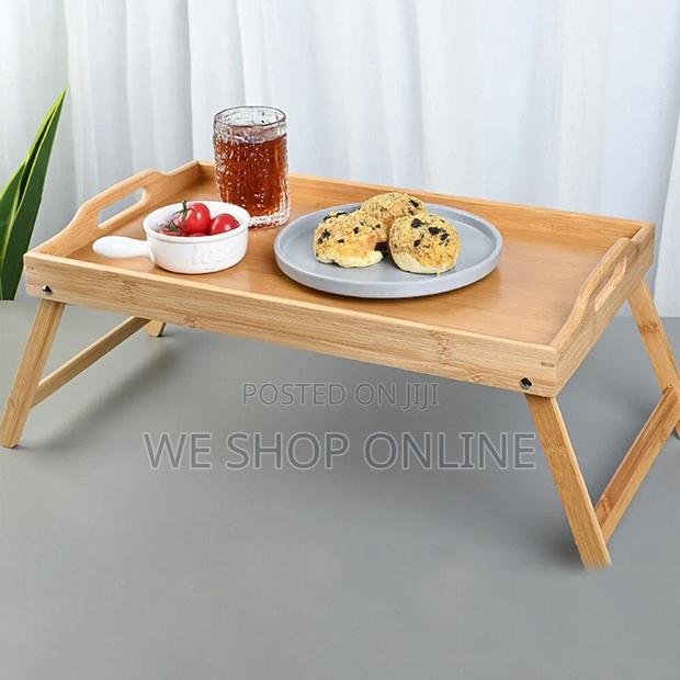 Foldable Bamboo Tray - thumbnail 4