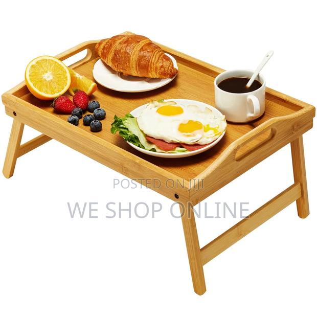 Foldable Bamboo Tray - thumbnail 5