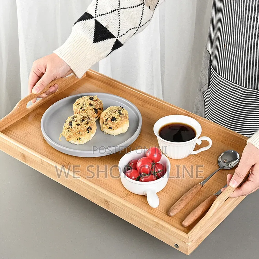 Foldable Bamboo Tray