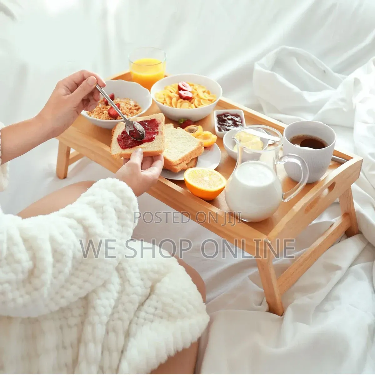 Foldable Bamboo Tray