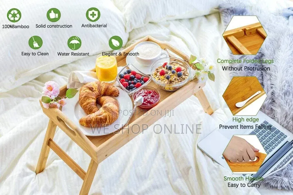 Foldable Bamboo Tray