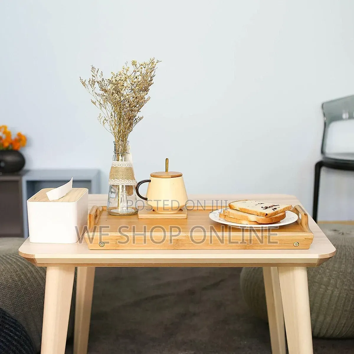 Foldable Bamboo Tray