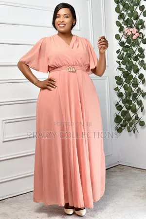 Breast Feeding Friendly Heavy Chiffon Maxi Dress With Glitters