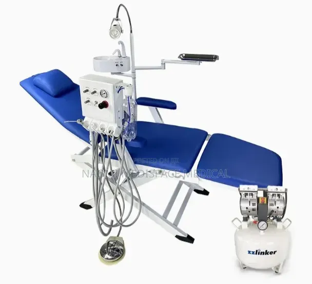 Portable Dental Chair With 32l Compressor (Foldable With Accessories)
