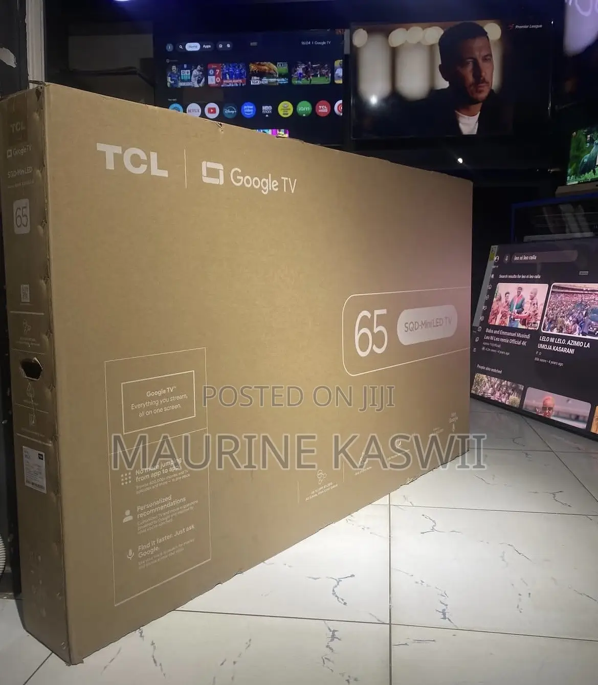 TCL 65” C7l (2026) SQD- Miniled Google Frameless Tv
