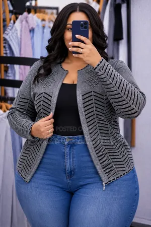 Free Size Turkish Sweater With a Zipper