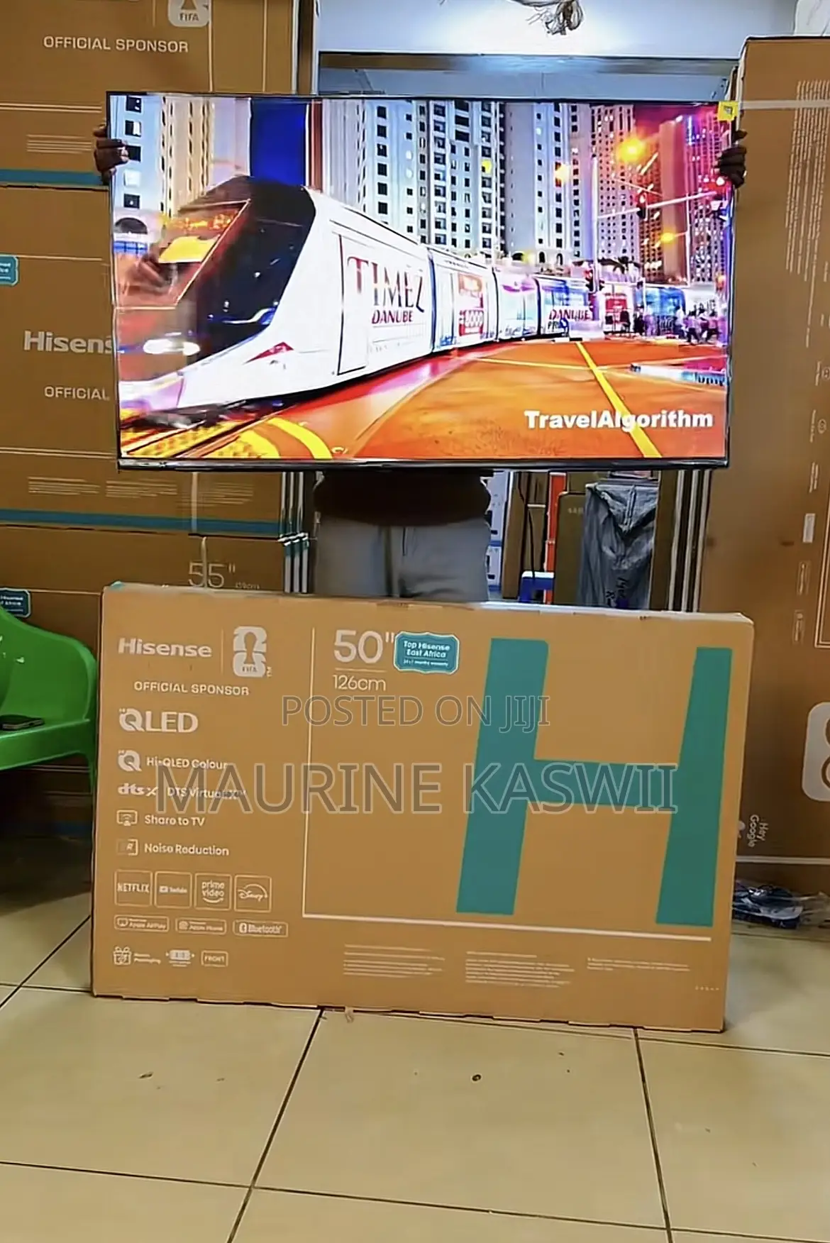 Hisense Qled 50”(2026) Smart 2 K Tv