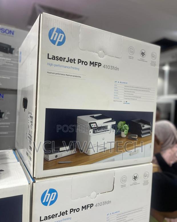 Print, Copy, Scan, Faxhp Laserjet Pro MFP 4103fdn Printer Monochro