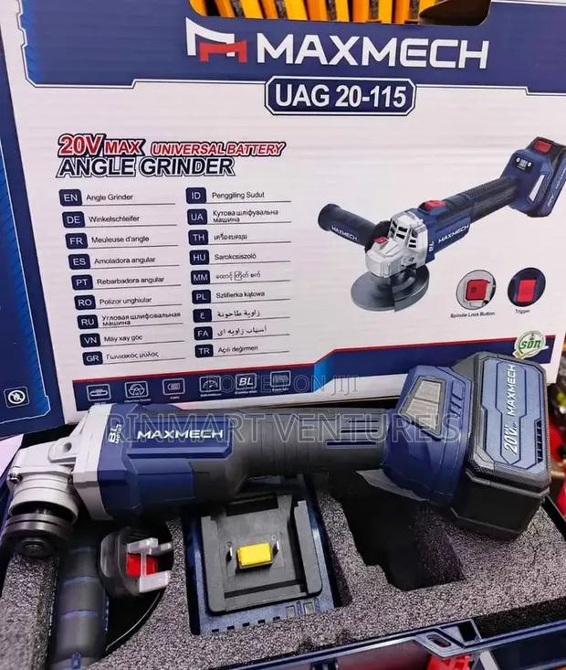 Maxmech Cordless Angle Grinder 20v - main view