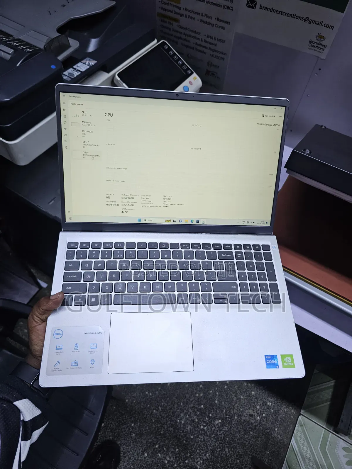 Laptop Dell Inspiron 15 8GB Intel Core i5 SSD 512GB