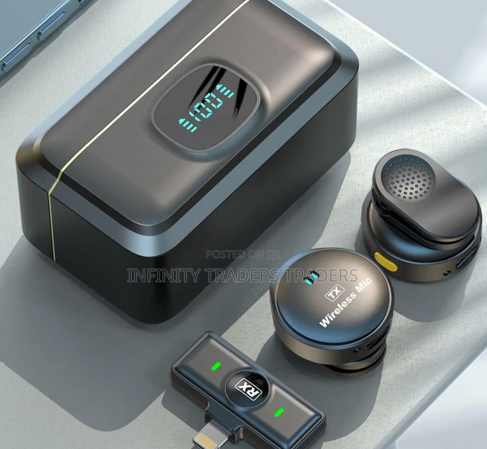 Wireless Lavalier Noise Cancelation Microphone