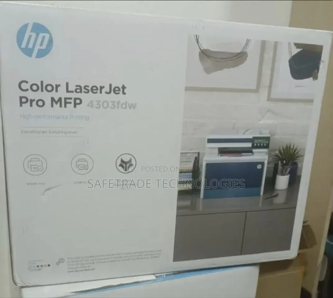Original Hp Color Laserjet Pro MFP 4303fdw Printer, Print, Copy,Scan