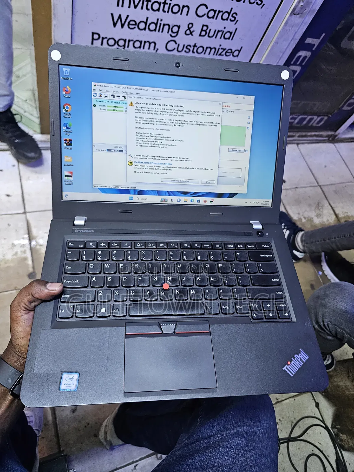 Laptop Lenovo ThinkPad E470 8GB Intel Core i5 SSD 512GB