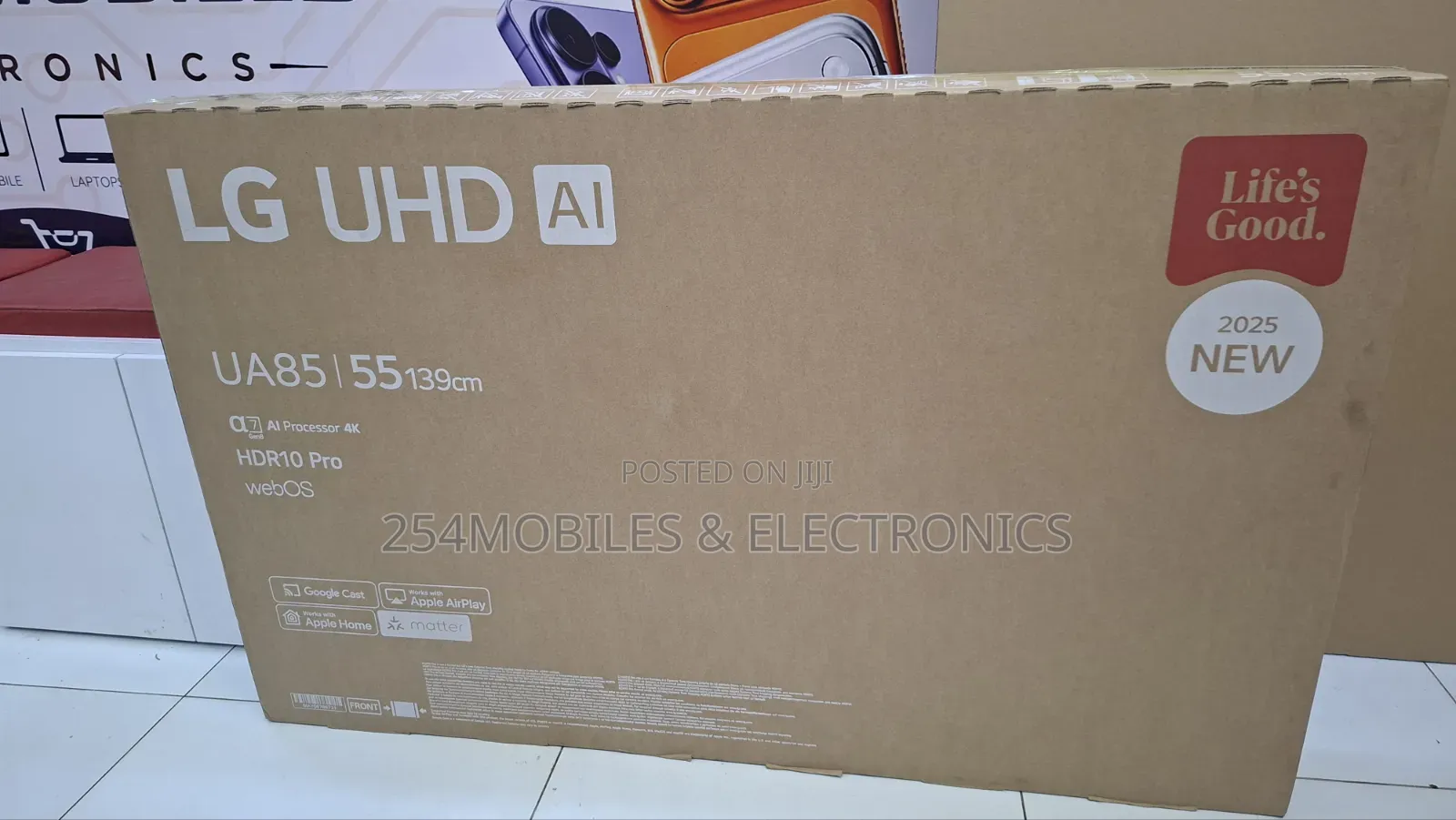Lg 55-Inch Uhd Ai Ua85 Smart Tv 55ua85006la Magic Remote Hdr10