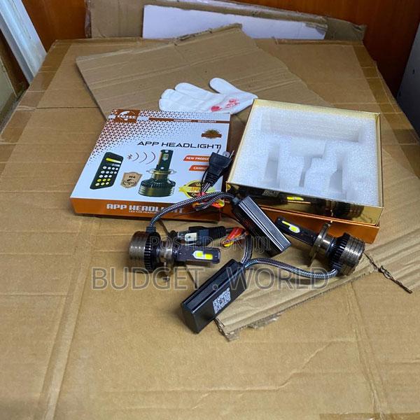 Ap618 H4 Led Bulbs With Adjustable Brightness via Phone App