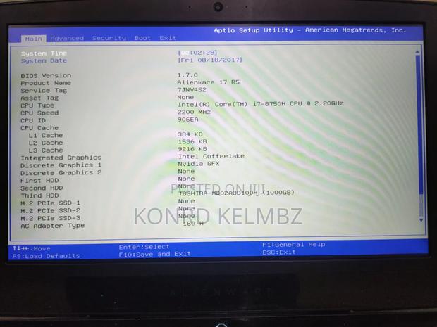 Laptop Dell Allenware M15 R5 24GB Intel Core i7 HDD+SSD 1T - thumbnail 3