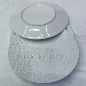 Rock Stone Texture Ceramic Tableware Steak Plate, Dinner Plates