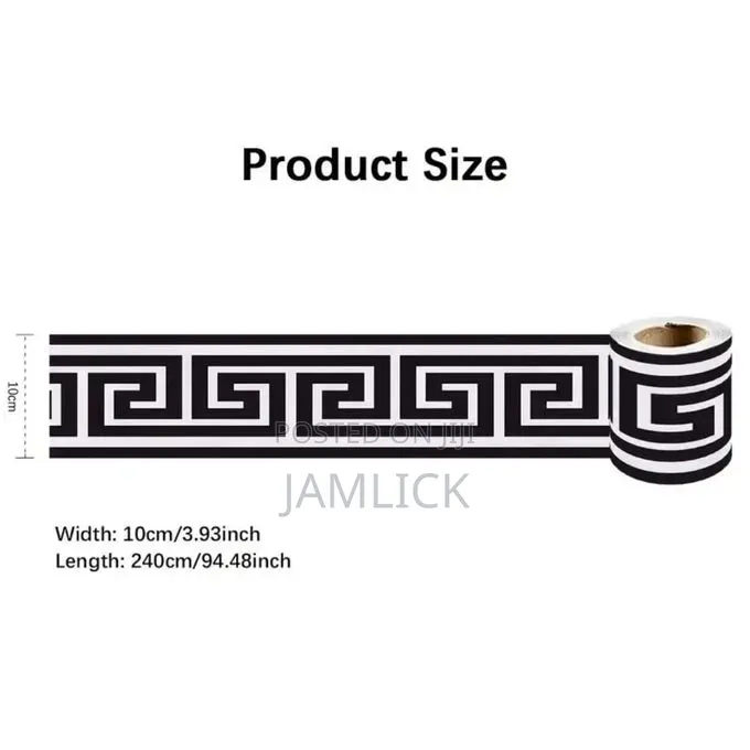 Self Adhesive PVC Striped Skirting Trim – Ny