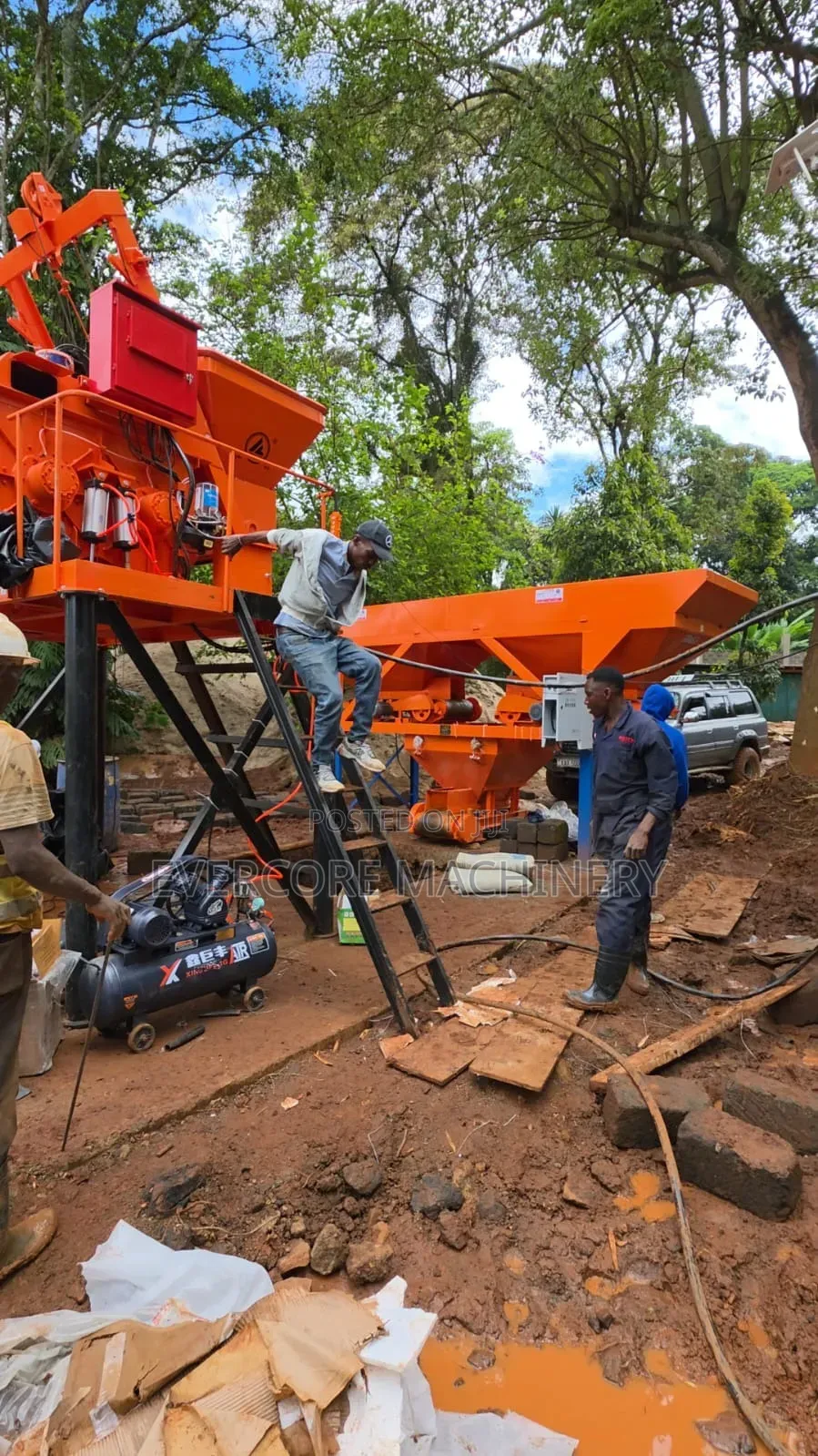Js500 Heavy Duty Complete Batching Plant Offer