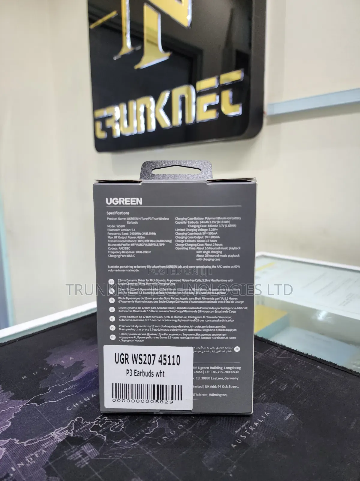 Ugreen Hitune P3 True Wireless Earbuds (Ws207 / Ug-45110)