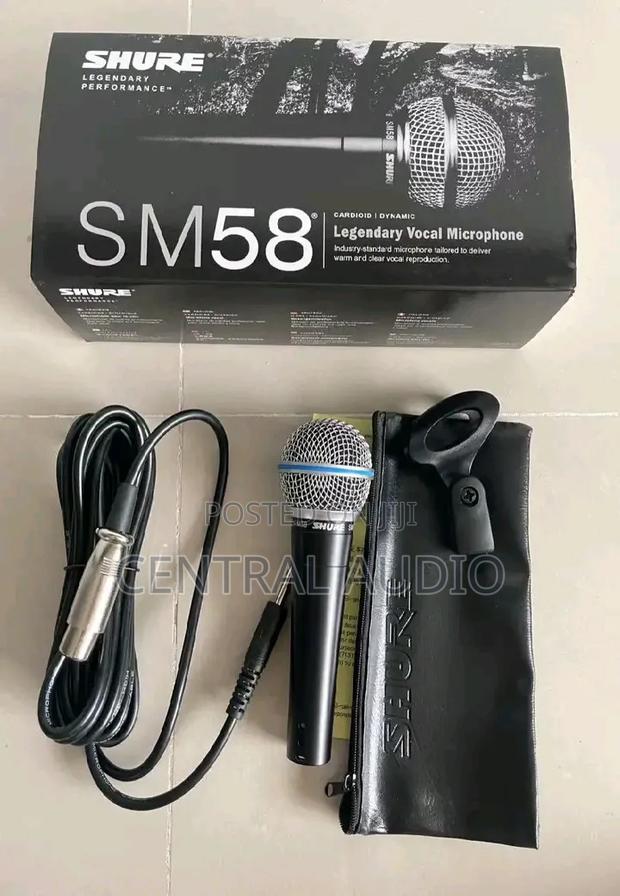 Shure Sm 58 Wired Mic