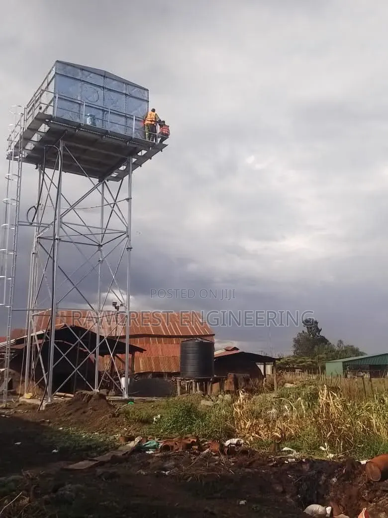 Elevated Steel Water Tank Fabrication