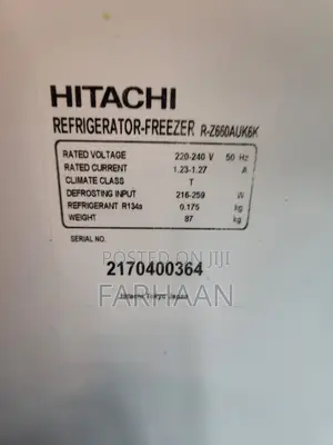 Large Hitachi Fridge