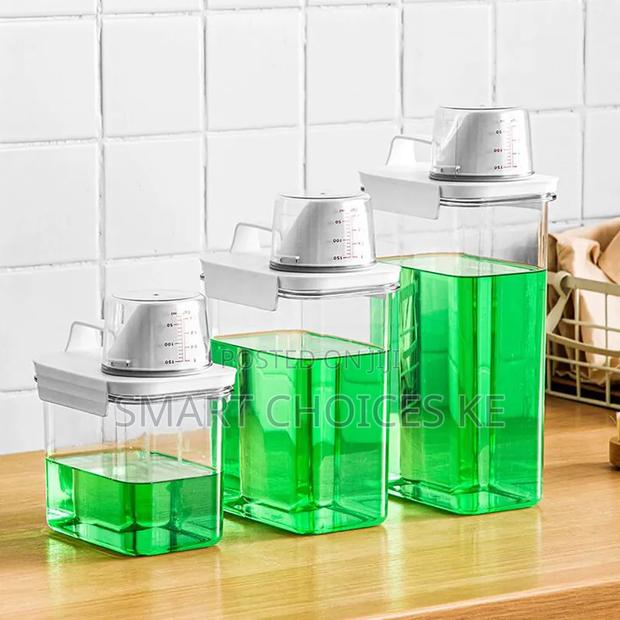Acrylic Laundry Detergent Storage Container - thumbnail 6