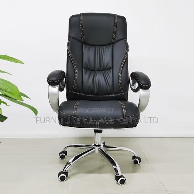 Executive Leather Modern Computer Desk Chair - main view