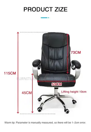 Executive Leather Modern Computer Desk Chair