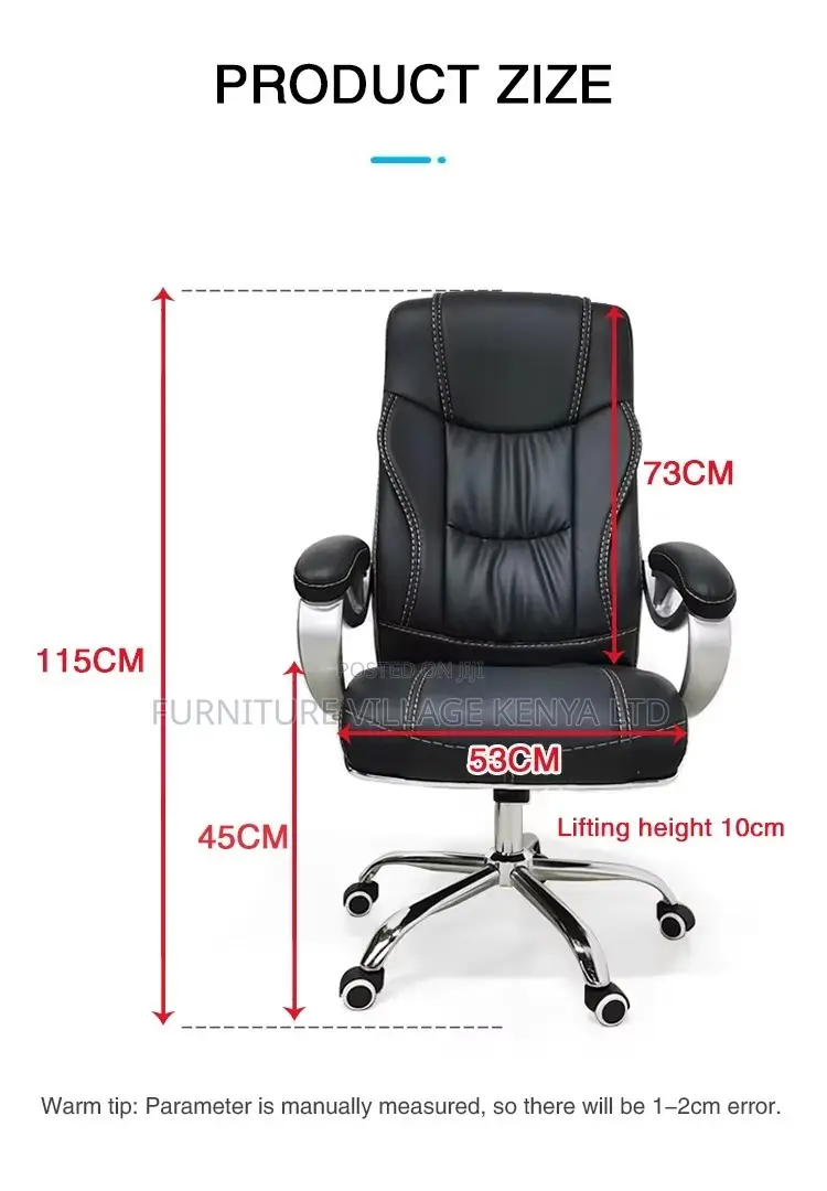 Executive Leather Modern Computer Desk Chair