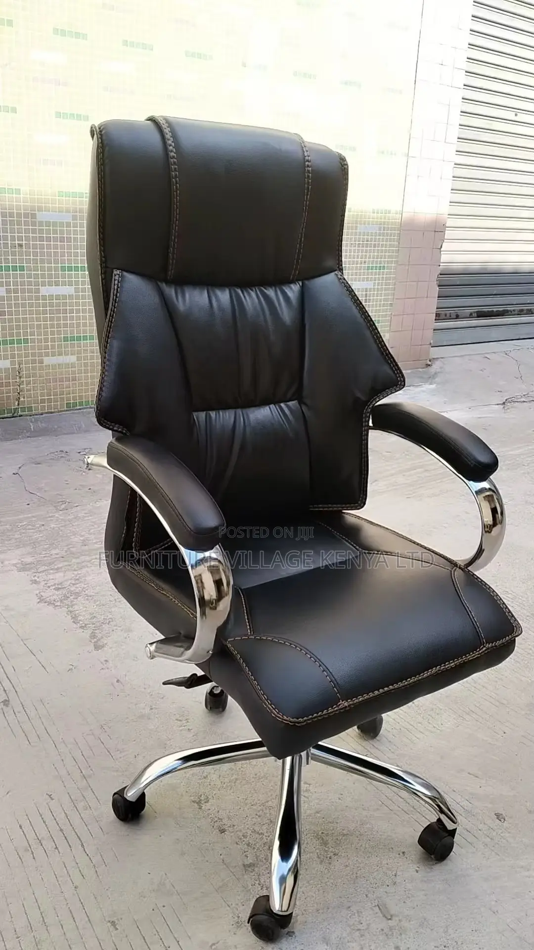 Executive Leather Modern Computer Desk Chair