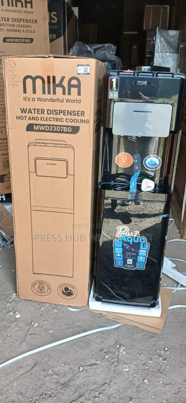 Mika Brand Model Mwd2307bg Top-Load Water Dispenser