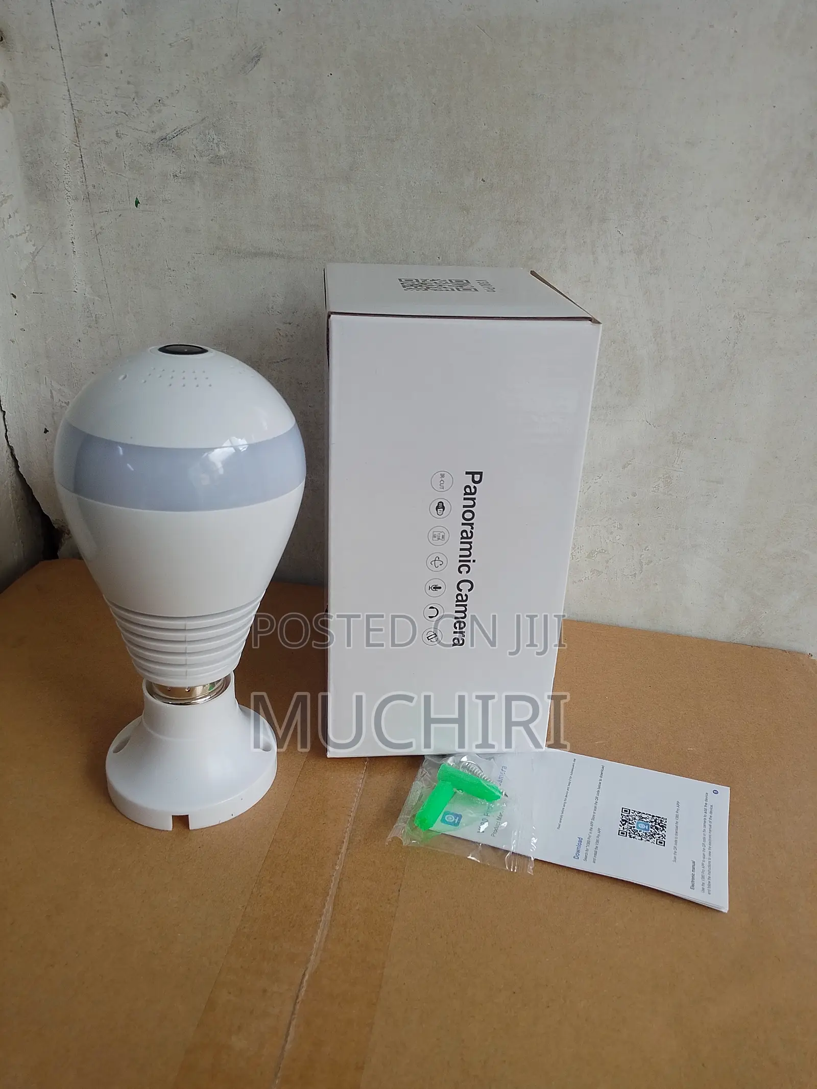 Indoor Smart Wifi Bulb Camera V380 Pro