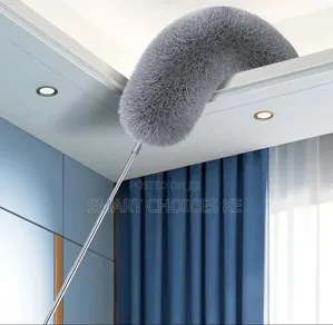 Microfiber Duster Extra Long Telescopic Pole Scratch-Resistant Cover