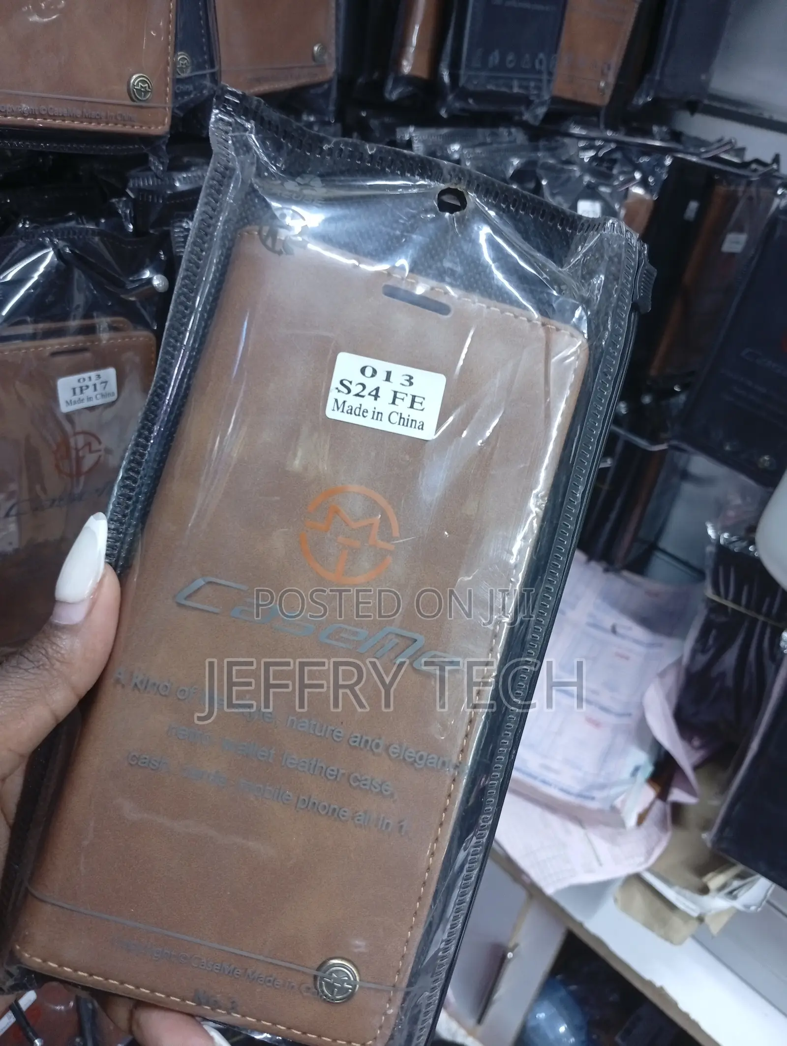 Samsung Galaxy S24 Fe Book-Style Wallet Case