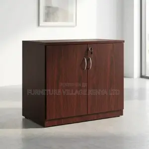 2 Door Wooden Credenza Office Bookcase