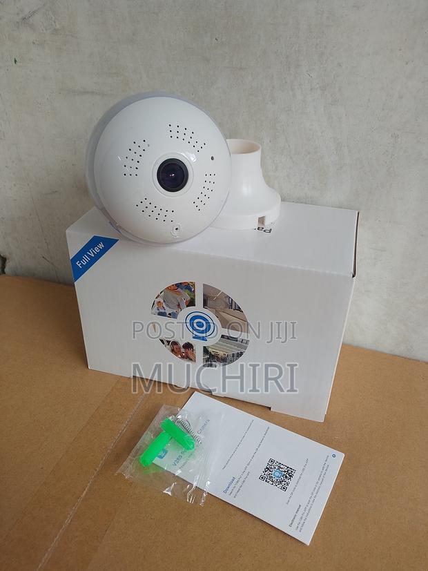 V380 Wireless Panoramic Home CCTV Bulb Camera